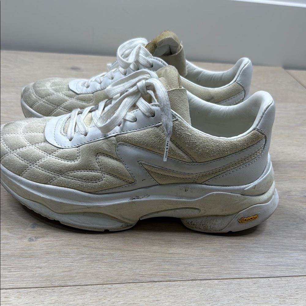 rag & bone Vibram White and Cream Athletic Shoes
